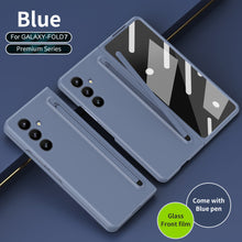Load image into Gallery viewer, Anti-fall Protective Phone Case With Pen Tray Shell and Film For Galaxy Z Fold 7/6/5/4/3
