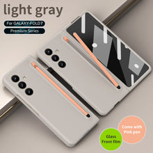 Load image into Gallery viewer, Anti-fall Protective Phone Case With Pen Tray Shell and Film For Galaxy Z Fold 7/6/5/4/3
