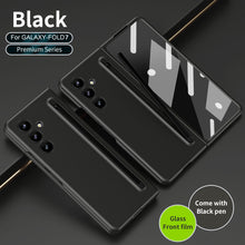 Load image into Gallery viewer, Anti-fall Protective Phone Case With Pen Tray Shell and Film For Galaxy Z Fold 7/6/5/4/3
