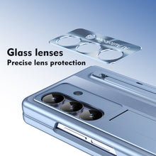 Load image into Gallery viewer, Armor Electroplated Anti-fall Protective Phone Case With Pen Tray Shell and Film For Galaxy Z Fold 7/6/5/4
