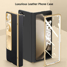 Load image into Gallery viewer, Galaxy Z Fold5 Luxurious Leather All-inclusive Protection Phone Case
