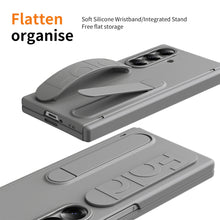 Load image into Gallery viewer, Wristband Holder Hinge Shockproof Phone Case With Screen Protector For Galaxy Z Fold 7/6/5/4/3

