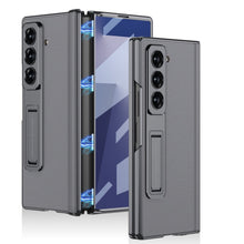 Load image into Gallery viewer, Magnetic Hinge Hidden Bracket All-included Leather Case With Back Screen Protector For Galaxy Z Fold 7/6/5
