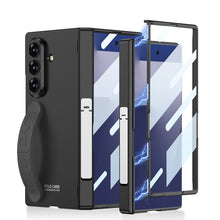 Load image into Gallery viewer, Magnetic Hinge Hidden Bracket All-included Phone Case With Wristband For Galaxy Z Fold 7

