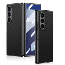 Load image into Gallery viewer, Leather Protective Phone Case With Back Screen Glass For Galaxy Z Fold7

