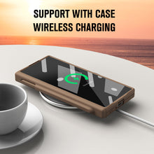 Load image into Gallery viewer, Frosted Silicone Hinge Protective Phone Case With Pen Slot &amp; Stylus &amp; Glass Film For Galaxy Z Fold Series

