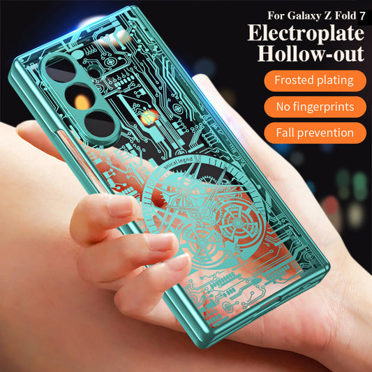 Cyberpunk Style Shockproof Phone Case For Galaxy Z Fold 8/7/6/5/4/3