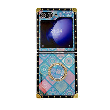 Load image into Gallery viewer, Retro Boho Style Ring Case With Lanyard for Galaxy Z Flip 6/5/4/3
