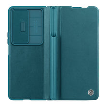 Load image into Gallery viewer, Luxurious Leather Cover Shockproof Phone Case Lens Protector &amp; Pen Slot For Galaxy Z Fold 6/5/4
