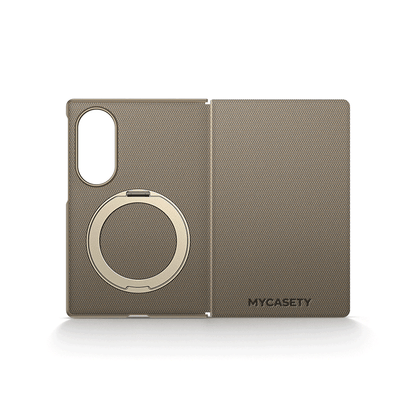 Galaxy Z Fold8 | Magnetic Flip Phone Case with Expandable Cover & Built-in Magnetic Ring Holder | 🔥 Limited-Time 50% OFF 🏷️🎉🥳
