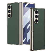 Load image into Gallery viewer, Luxurious Leather Cover For Galaxy Z Fold7 Fold6 Fold5 Fold4
