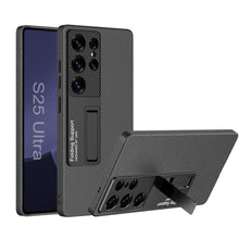 Load image into Gallery viewer, Invisible Bracket Leather Phone Case For Galaxy S25 S24 S23 S22 Ultra Plus
