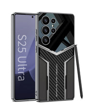 Load image into Gallery viewer, Electroplated Leather Anti-fall Protective Phone Case For Galaxy S25 S24 S23 Ultra
