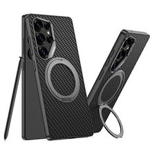 Load image into Gallery viewer, Electroplated Leather Shockproof Phone Case For Galaxy S25 S24 S23 Ultra
