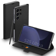 Load image into Gallery viewer, Leather Shockproof Phone Cover For Galaxy S25 Ultra
