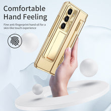 Load image into Gallery viewer, Armor Electroplated Anti-fall Protective Phone Case For Samsung Galaxy Z Fold3/4/5 With Back Screen Glass - Mycasety Mycasety
