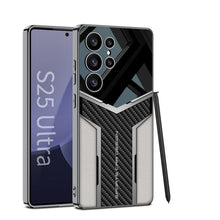 Load image into Gallery viewer, Electroplated Leather Anti-fall Protective Phone Case For Galaxy S25 S24 S23 Ultra
