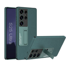 Load image into Gallery viewer, Invisible Bracket Leather Phone Case For Galaxy S25 S24 S23 S22 Ultra Plus
