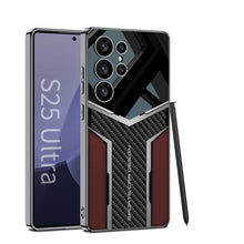 Load image into Gallery viewer, Electroplated Leather Anti-fall Protective Phone Case For Galaxy S25 S24 S23 Ultra
