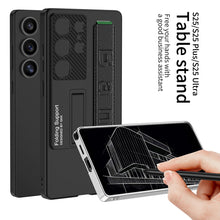 Load image into Gallery viewer, Luxury Wristband Holder Invisible Bracket Phone Case For Galaxy S25 S24 S23 S22 Ultra Plus
