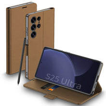 Load image into Gallery viewer, Leather Shockproof Phone Cover For Galaxy S25 Ultra
