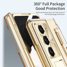 Load image into Gallery viewer, Armor Electroplated Anti-fall Protective Phone Case For Samsung Galaxy Z Fold3/4/5 With Back Screen Glass - Mycasety Mycasety
