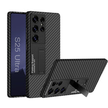 Load image into Gallery viewer, Invisible Bracket Leather Phone Case For Galaxy S25 S24 S23 S22 Ultra Plus

