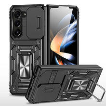 Load image into Gallery viewer, Samsung Galaxy Z Fold5 Case Armor Heavy Duty Shell Magnetic Car Holder and Lens Slide(Pre-sell) - Mycasety Mycasety
