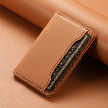 Load image into Gallery viewer, Magnetic Leather Card Holder
