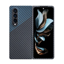 Load image into Gallery viewer, Luxurious Carbon Fiber Shockproof Galaxy Z Fold Phone Case
