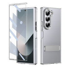 Load image into Gallery viewer, Metal Bracket Clear Shockproof Phone Case With Screen Protector For Galaxy Z Fold 6/5/4

