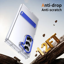 Load image into Gallery viewer, Metal Bracket Clear Shockproof Phone Case With Screen Protector For Galaxy Z Fold 6/5/4
