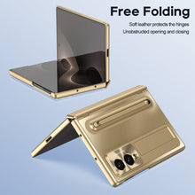Load image into Gallery viewer, Armor Electroplated Phone Case With Pen Tray &amp; Stylus &amp; Glass Film For Galaxy Z Fold8 Wide Ultra
