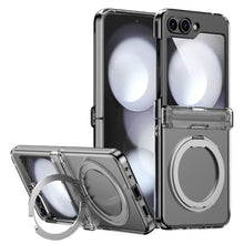 Load image into Gallery viewer, Magnetic Metal Bracket Hinge All-inclusive Shockproof Phone Case For Galaxy Z Flip Series
