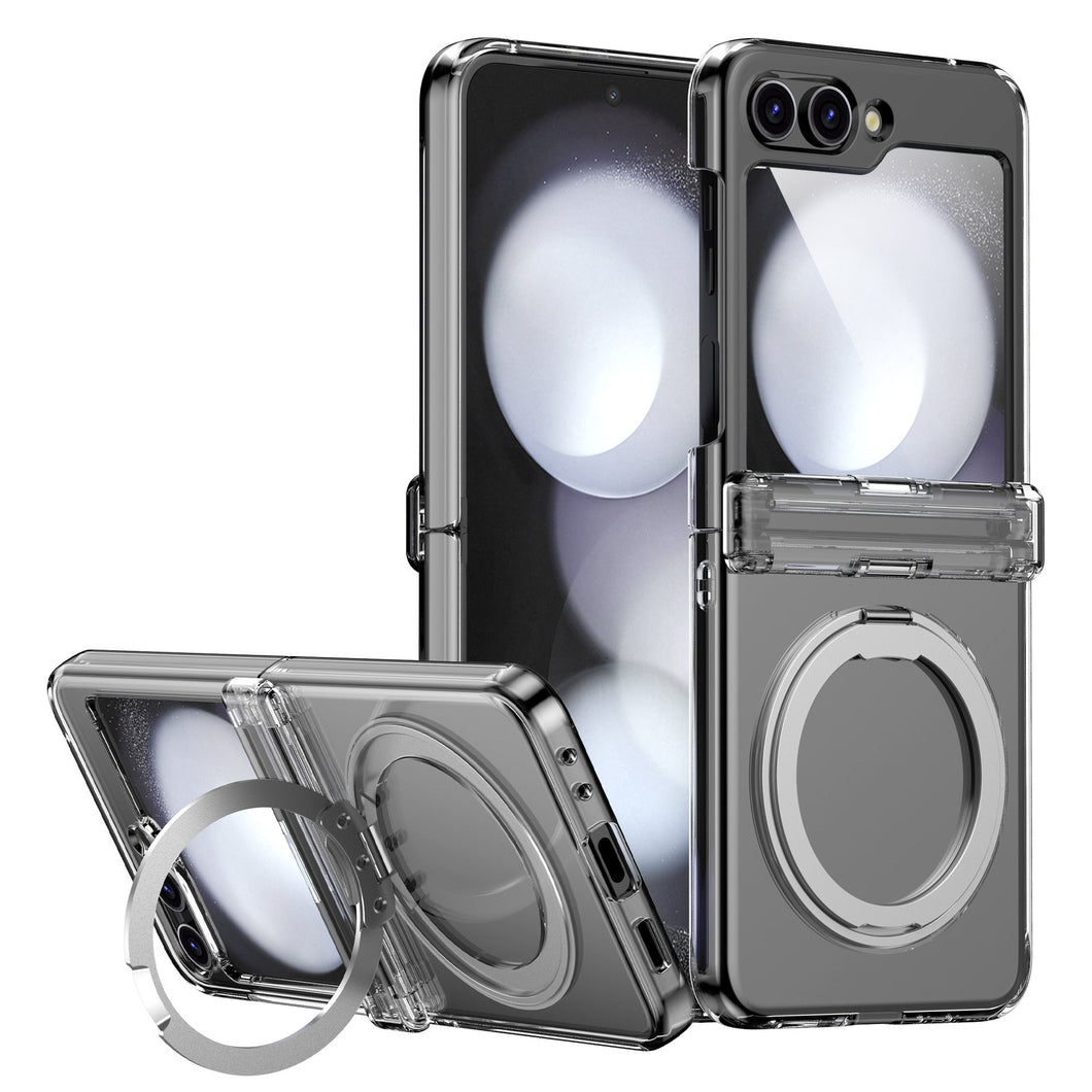 Magnetic Metal Bracket Hinge All-inclusive Shockproof Phone Case For Galaxy Z Flip Series