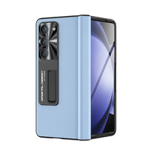 Load image into Gallery viewer, Magnetic Holder Protective Leather Phone Case With Front Protection Film For Galaxy Z Fold5 Fold4 Fold3

