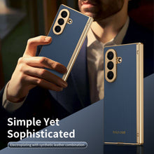 Load image into Gallery viewer, Business Golden Plating Protective Phone Case For Galaxy Z Fold Series
