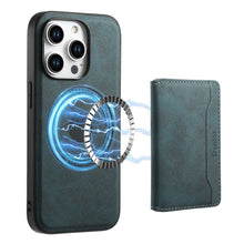 Load image into Gallery viewer, Magnetic Card Holder Leather Shockproof iPhone Case
