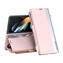 Load image into Gallery viewer, Magnetic Flip Cover Leather Case Pen Slot With Stylus Anti-Fall Phone Case For Samsung Galaxy Z Fold 6/5/4/3
