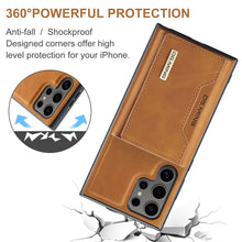 Load image into Gallery viewer, Luxury Magnetic Leather All-inclusive Protective Cover With Card Holder For Samsung Galaxy - Mycasety Mycasety
