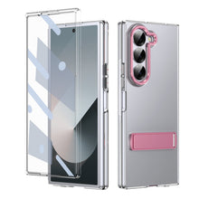 Load image into Gallery viewer, Metal Bracket Clear Shockproof Phone Case With Screen Protector For Galaxy Z Fold 6/5/4
