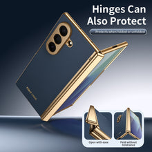 Load image into Gallery viewer, Business Golden Plating Protective Phone Case For Galaxy Z Fold Series
