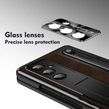Load image into Gallery viewer, Jazz Retro Style Anyi-fall Protective Leather Phone Case For Galaxy Fold 7/6/5/4 With Front Protection Film And Stylus
