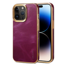 Load image into Gallery viewer, Leather Shockproof iPhone Case
