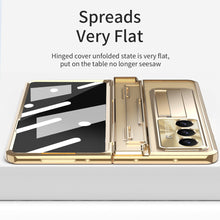 Load image into Gallery viewer, Armor Electroplated Shockproof Phone Case With Screen Protector For Galaxy Z Fold 7/6/5/4/3
