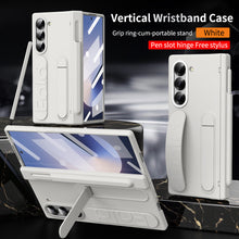 Load image into Gallery viewer, Higne Pen Box Shockproof Phone Case With Screen Protector &amp; Wristband Holder For Galaxy Z Fold 6/5/4/3
