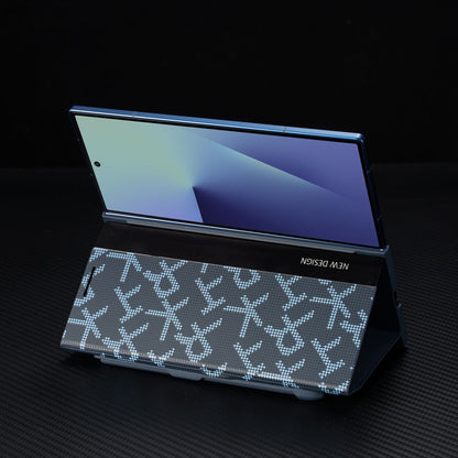 Business Leather Phone Case With Pen-slot & Stylus For Galaxy Z Fold Series