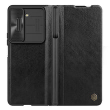 Load image into Gallery viewer, Luxurious Leather Cover Shockproof Phone Case Lens Protector &amp; Pen Slot For Galaxy Z Fold 6/5/4
