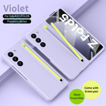 Load image into Gallery viewer, Anti-fall Protective Phone Case With Pen Tray Shell and Film For Samsung Galaxy Z Fold5 Fold4 Fold3 - Mycasety Mycasety
