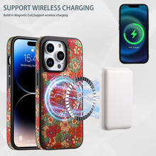Load image into Gallery viewer, Magnetic Bohemia Retro Style Shockproof iPhone Case
